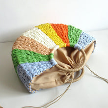 Load image into Gallery viewer, Summer Solid Weaving Bamboo Bags