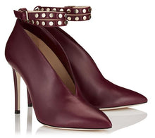 Load image into Gallery viewer, High Heels Buckled Shoes Pointed Toe