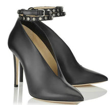Load image into Gallery viewer, High Heels Buckled Shoes Pointed Toe