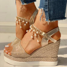 Load image into Gallery viewer, Summer Sandals Bead Studded