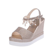 Load image into Gallery viewer, Summer Sandals Bead Studded
