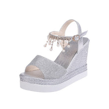 Load image into Gallery viewer, Summer Sandals Bead Studded