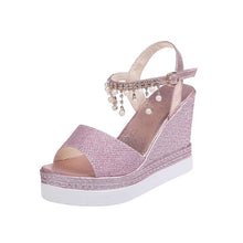 Load image into Gallery viewer, Summer Sandals Bead Studded