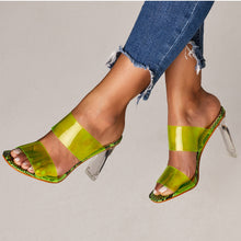 Load image into Gallery viewer, Crystal Sandals Open Toed