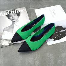 Load image into Gallery viewer, Flat Shoes Ballet Shoes Breathable Knit