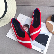Load image into Gallery viewer, Flat Shoes Ballet Shoes Breathable Knit