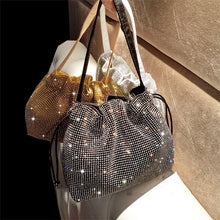 Load image into Gallery viewer, Diamond Handbag Vintage Crystal Design Evening Bag