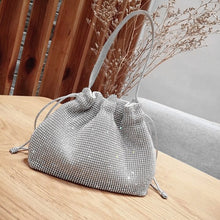Load image into Gallery viewer, Diamond Handbag Vintage Crystal Design Evening Bag