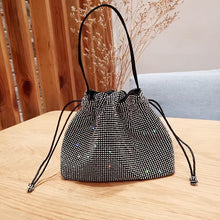 Load image into Gallery viewer, Diamond Handbag Vintage Crystal Design Evening Bag