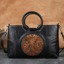 Load image into Gallery viewer, Embossed Retro Handbag