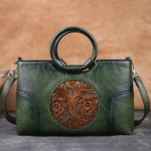 Load image into Gallery viewer, Embossed Retro Handbag