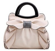 Load image into Gallery viewer, European Fashion White Sweet Butterfly Handbag