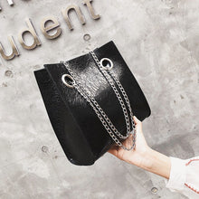 Load image into Gallery viewer, Tote Crack Chain Shoulder