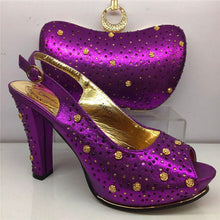 Load image into Gallery viewer, Summer Fashion Rhinestone Shoes And Bags