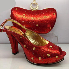 Load image into Gallery viewer, Summer Fashion Rhinestone Shoes And Bags