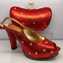Load image into Gallery viewer, Summer Fashion Rhinestone Shoes And Bags