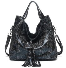 Load image into Gallery viewer, Emossed Shiny Genuine Handbags