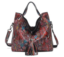 Load image into Gallery viewer, Emossed Shiny Genuine Handbags