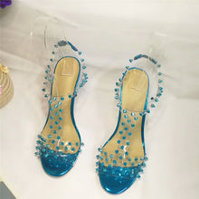 Load image into Gallery viewer, Rivet Ball Gladiator Sandals