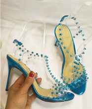 Load image into Gallery viewer, Rivet Ball Gladiator Sandals