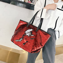 Load image into Gallery viewer, Sequin Beach Handbag