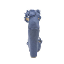 Load image into Gallery viewer, Denim Sandals Summer Roman