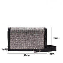 Load image into Gallery viewer, Fashion Silver Satin Women Shoulder Bags