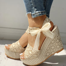 Load image into Gallery viewer, Hot lace Leisure Women Wedges