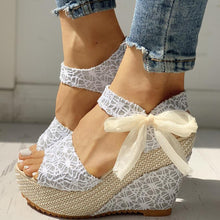 Load image into Gallery viewer, Hot lace Leisure Women Wedges