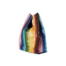 Load image into Gallery viewer, Colorful Rainbow Sequins Totes
