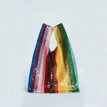 Load image into Gallery viewer, Colorful Rainbow Sequins Totes