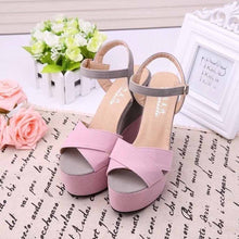 Load image into Gallery viewer, Platform Sandals Women Casual Shoes High Heel
