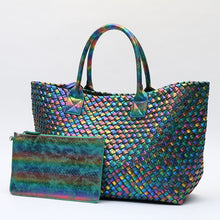 Load image into Gallery viewer, Rainbow Weave Handbags Large