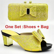 Load image into Gallery viewer, Italian Shoes with Matching Bag Set