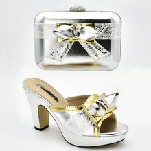 Load image into Gallery viewer, Rhinestone Women Shoes and Handbag Set