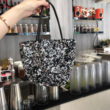 Load image into Gallery viewer, Rainbow  Sequin Tote
