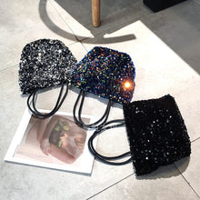 Load image into Gallery viewer, Rainbow  Sequin Tote