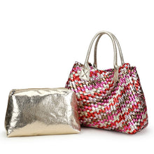 Load image into Gallery viewer, Summer Bling Color Woven Handbag