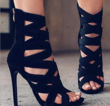 Load image into Gallery viewer, Summer Autumn Peep Toe Sandals