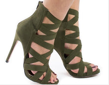 Load image into Gallery viewer, Summer Autumn Peep Toe Sandals