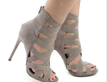 Load image into Gallery viewer, Summer Autumn Peep Toe Sandals