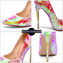 Load image into Gallery viewer, Print Shallow Women Pumps Pointed Toe