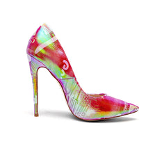 Load image into Gallery viewer, Print Shallow Women Pumps Pointed Toe