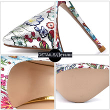 Load image into Gallery viewer, Print Women Pumps Pointed Toe