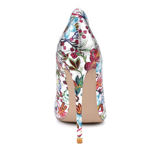 Load image into Gallery viewer, Print Women Pumps Pointed Toe