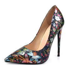 Load image into Gallery viewer, Print Women Pumps Pointed Toe