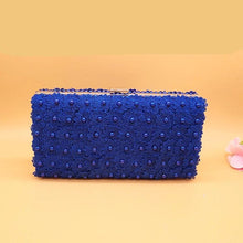 Load image into Gallery viewer, White Lace Flower Shoes and Handbag