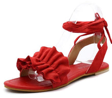 Load image into Gallery viewer, Summer Cross Bandage Sandals