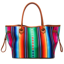 Load image into Gallery viewer, Canvas Large Casual Handbag Spring Summer Bright Color
