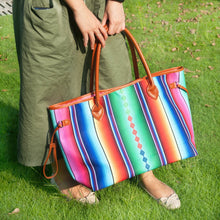 Load image into Gallery viewer, Canvas Large Casual Handbag Spring Summer Bright Color